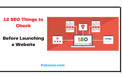 12 SEO Things to Check Before Launching a Website