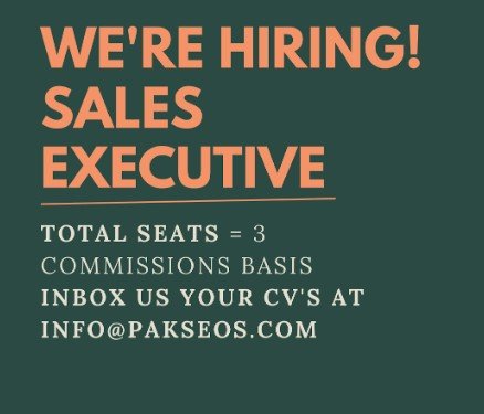 NEED SALES PEOPLE 1 - Pakseos
